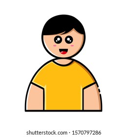 Man icon simple vector design