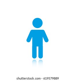 man icon stock vector illustration