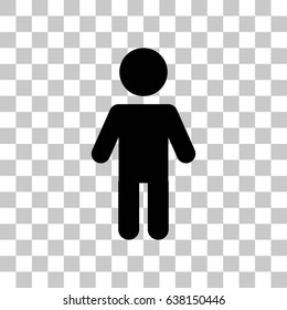 man icon stock vector illustration