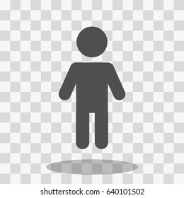 man icon stock vector illustration