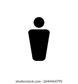 Man icon symbol for apps and websites. male sign and symbol. human symbol