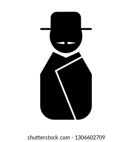 Man icon symbol vector.