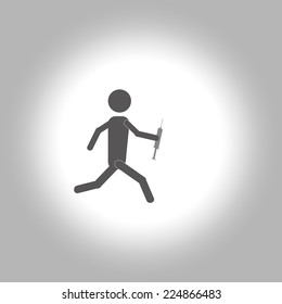 man icon syringe