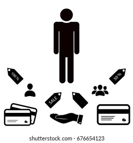 man icon, vector best flat icon, EPS