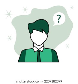 man icon, man vector colorful icon design.