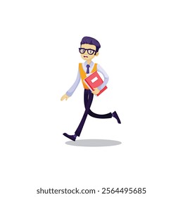 Man Icon Vector Concept With Color