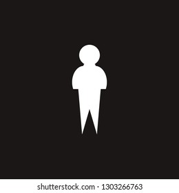 Man icon. Man vector design. Sign design. Vector design. Logo. Vector illustration