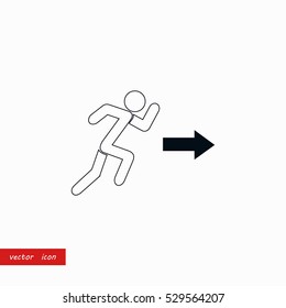 man icon vector, flat design best vector icon