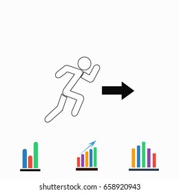 man icon vector, flat design best vector icon
