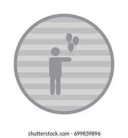 Man Icon Vector flat design style