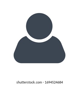 Vektorillustration-Grafik des Man Icon. Mann unterschreibt.