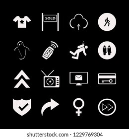 man icon. man vector icons set key card, upload, right arrow and diver