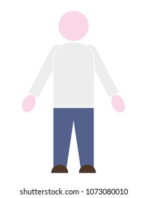 Man icon vector illustration 