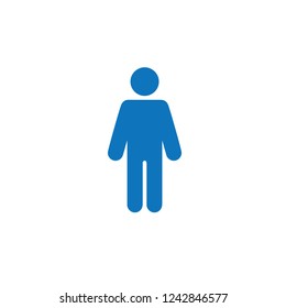 Man icon. Vector Illustration