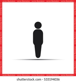 man icon vector illustration eps10.
