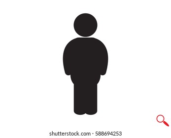 man icon, vector illustration eps10
