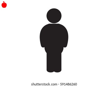 man icon, vector illustration eps10
