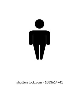 Man icon vector. male icon vector. human symbol