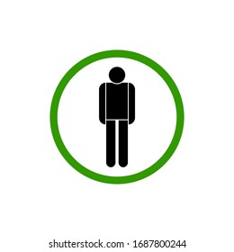 Man Icon Vector. Men icon. EPS 10.