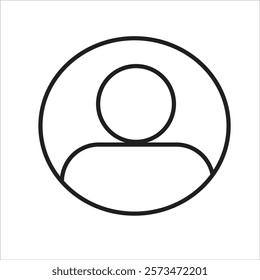man icon vector on white background
