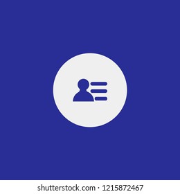 Man icon vector. Profile icon