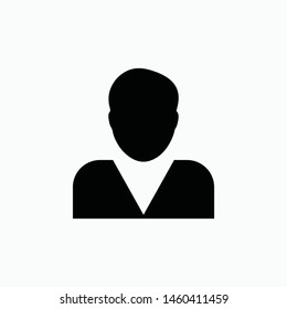 man icon vector sign symbol isolated