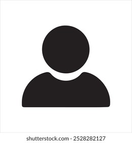 Man icon vector silhouette image