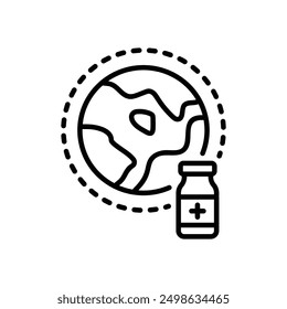 Man icon vector stock illustration