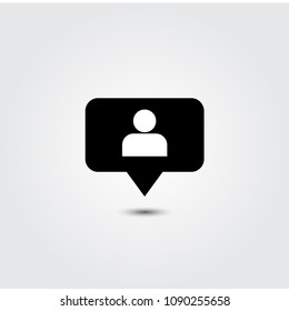 Man Icon Vector Template Design Illustration