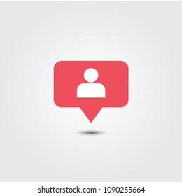Man Icon Vector Template Design Illustration