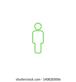 Man Icon vector. Vector web design