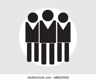 Man Icon. vector web design
