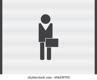 Man Icon. vector web design