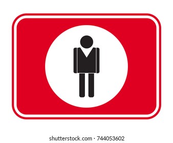 Man Icon. vector web design