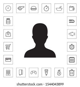 Man icon for web and mobile