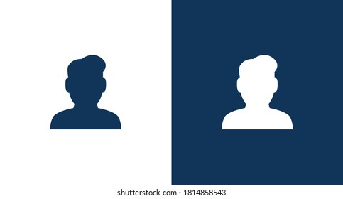 Man icon for web and mobile