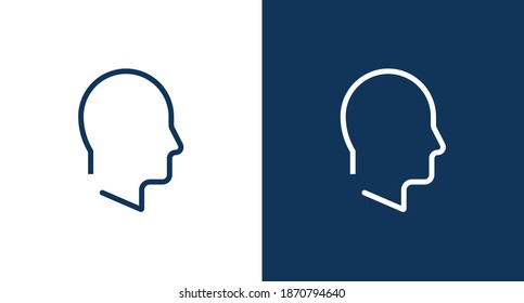 Man icon for web and mobile