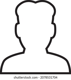 Man icon for web and mobile