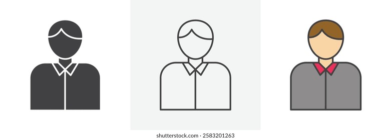 Man icons pack for website designs