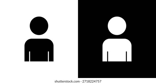 Man icons. Vector Template Illustration Symbol Pixels Perfect