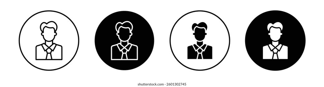 Man icons vectors graphics collection