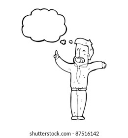 man with an idea cartoon