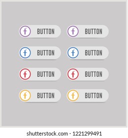 Man with idea icon - Free vector icon