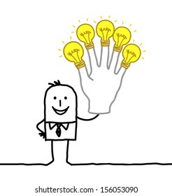 man with lot of ideas and energy