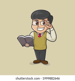 Man Illustration For Education Catagories