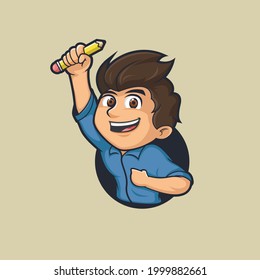 Man Illustration For Education Catagories