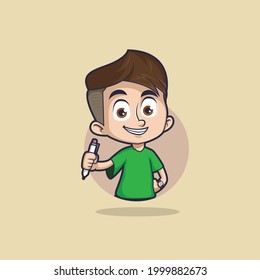 Man Illustration For Education Catagories