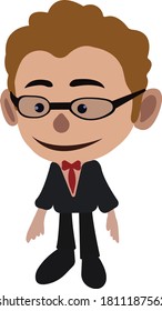 man illustration vector line art