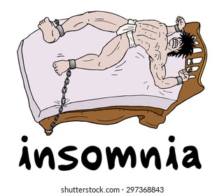 man with insomnia