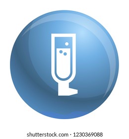 Man insulin spray icon. Simple illustration of man insulin spray vector icon for web design isolated on white background